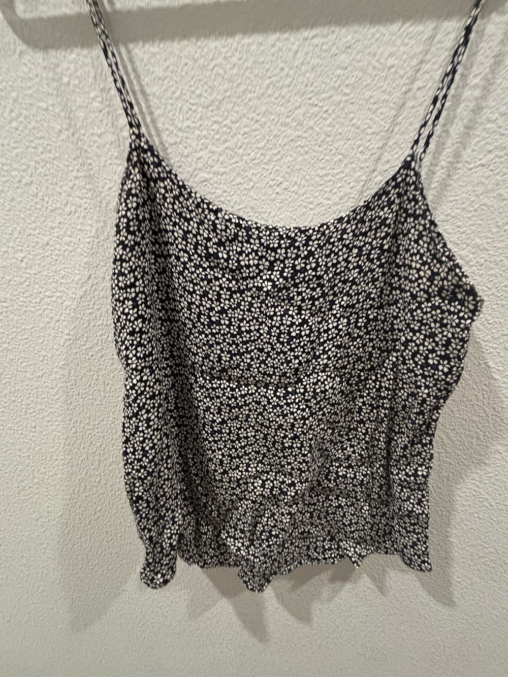Reformation Black and White Floral Slip Cami excellent conditions